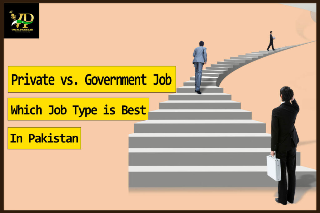 Private vs. Government Job: Which Job Type is Best in Pakistan
